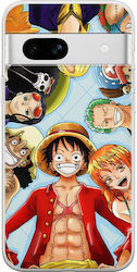 One Piece Umschlag Rückseite Silikon Transparent (Google Pixel)