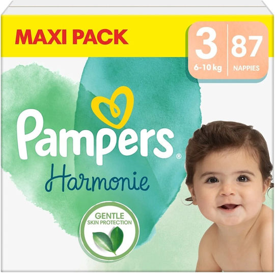 Pampers Tape Diapers Harmonie No. 3 for 6-10kg 87pcs