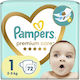 Pampers Tape Diapers Premium Care Premium Care No. 1 for 2-5 kgkg 72pcs