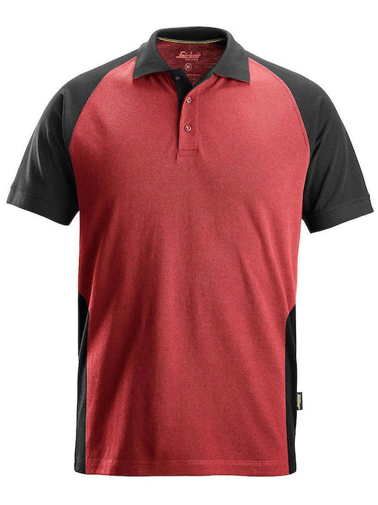 Snickers Workwear Work Polo Shirt Red