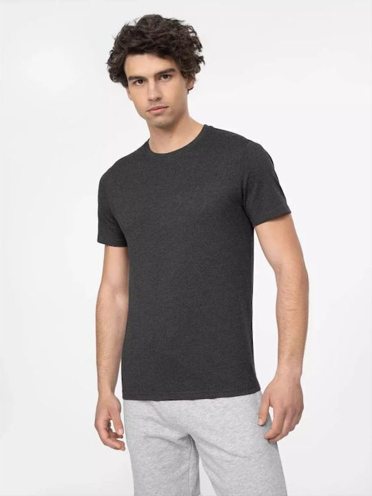 4F Herren T-Shirt Kurzarm Gray