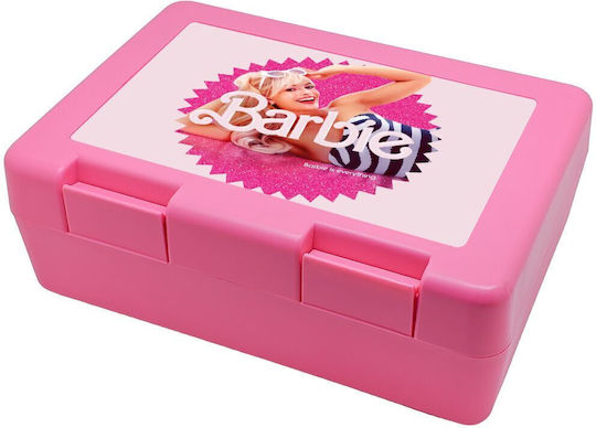 Koupakoupa Barbie is Everything Пластмасово детско контейнерче за храна Barbie Розов