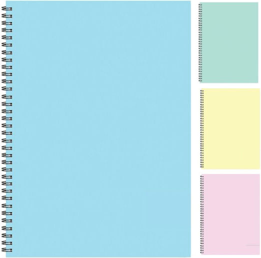 Pelikan Spiral Notebook Ruled B5 120 Paper Sheets 4 Subjects (Various Colours)