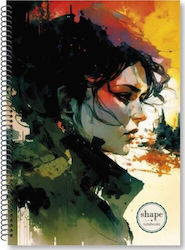 Shape Notebooks Caiet Spiralat Cu Dungi A4 120 Foi De Hârtie (Desene Și Modele Diverse) Shape Notebooks Caiet Spiralat Cu Dungi A4 120 Foi De Hârtie (Desene Și Modele Diverse)