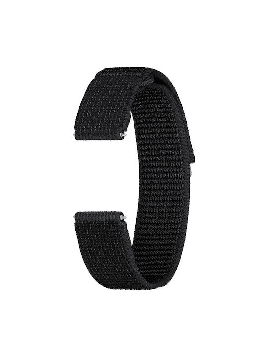 Samsung Fabric Band (M/L) Λουράκι Υφασμάτινο Μαύρο (Galaxy Watch6 / Watch6 Classic)