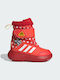 Adidas Winterplay x Disney Kids Boots with Hoop & Loop Closure Bright Red / Cloud White / Better Scarlet