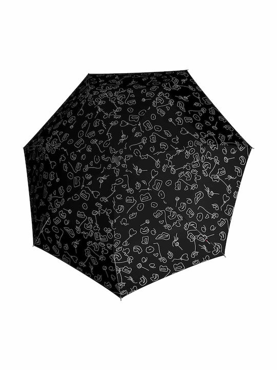 Knirps X Series Umbrelă de ploaie Compact Neagră