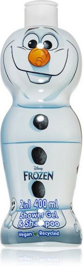 Air-Val International Παιδικό Σαμπουάν & Αφρόλουτρο Frozen II Olaf σε Μορφή Gel 400ml