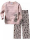 Kinder-Set mit Leggings Winter 2Stück Rosa