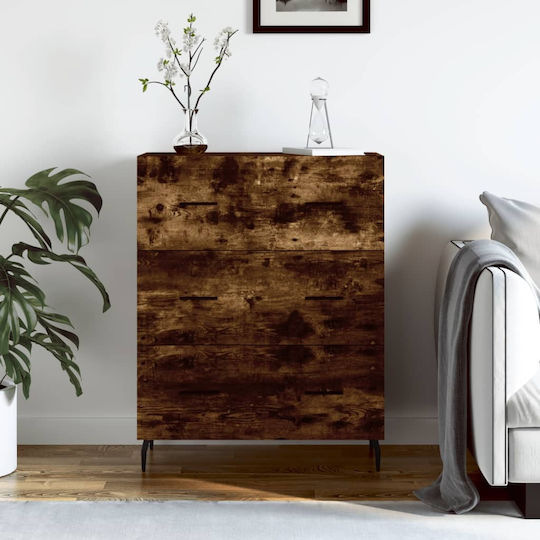 Schrank Boden Smoky Oak 69.5x34x90cm