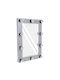 GloboStar GloboStar Wandspiegel mit Gray Hölzernes Rahmen & LED Beleuchtung 90x60cm 1Stück