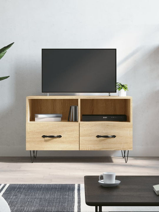 Particle Board TV Furniture with Drawers Sonoma...