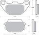 SBS Motorcycle Brake Pads Rear for Sym Joyride 200 / Joyride 150 / Joyride 125