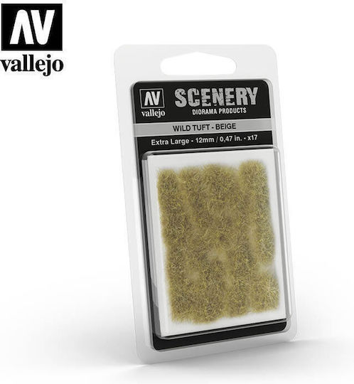 Acrylicos Vallejo Φυτό Μακέτας Extra Large Scenery - Wild Tuft – Beige