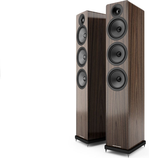 Acoustic Energy AE 120-2 Paar Hi-Fi Lautsprecher Boden 200W 3 Anzahl von Fahrern B16.5xT25xH95cm. Walnuss