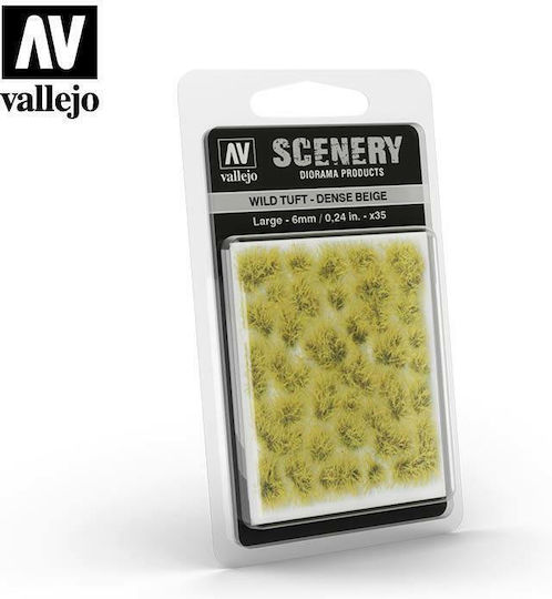 Acrylicos Vallejo Plant Mockup Large Scenery - Wild Tuft – Dense Beige