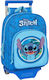 Stitch School Bag Trolley in Blue color