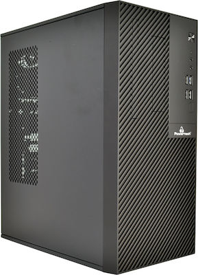 Powertech PT-1101 Mini Tower Computer Case Black