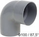 Palaplast Γωνία Съединител за тръби PVC Мъж/жена 100мм 7211/0100