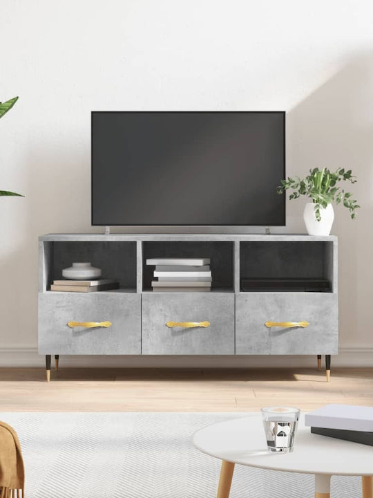 Έπιπλο Τηλεόρασης Γκρι Μ102xΠ36xΥ50cm