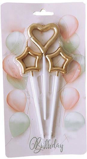 Next Birthday Candle in Gold Color 3pcs 33118-18---2