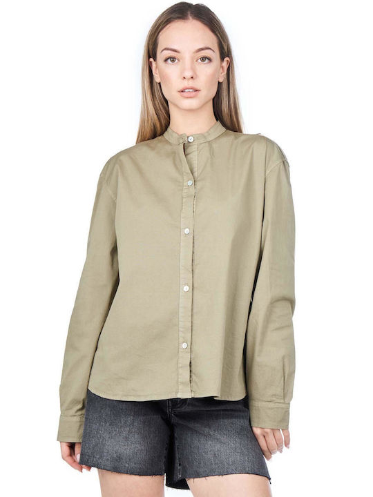 Crossley Women's Long Sleeve Shirt Green