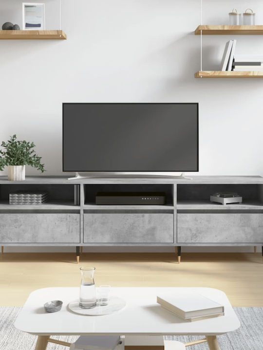 Телевизионна Мебел Сив М150xД30xВ44.5см