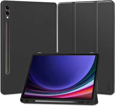 Tech-Protect SC Pen Flip Cover Δερματίνης Μαύρο (Galaxy Tab S9+)