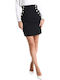 Remix High Waist Women's Skirt Black