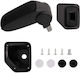 vidaXL Car Armrest for Hyundai i20 Black