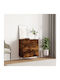 Wooden Chest of Drawers with 3 Drawers 60x35x70cm