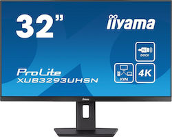 Iiyama Prolite XUB3293UHSN-B5 IPS Monitor 31.5" 4K 3840x2160 cu Timp de Răspuns 4ms GTG