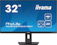 Iiyama Prolite XUB3293UHSN-B5 IPS Monitor 31.5" 4K 3840x2160 with Response Time 4ms GTG