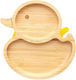 Eco Rascals Kinderteller Duck aus Bambus Gelb