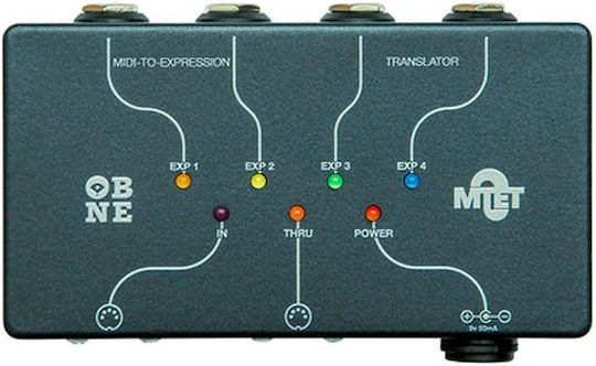 Old Blood Noise Endeavors Midi Interface MTET MIDI to Expression Translator Μαύρο
