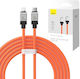 Baseus Coolplay Braided USB to Type-C Cable Πορτοκαλί 2m (CAKW000107)