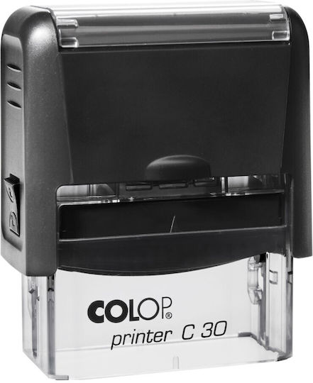Colop Printer C30 Ștampilă Automată Text (Cu Elemente) Și Cerneală Albastră