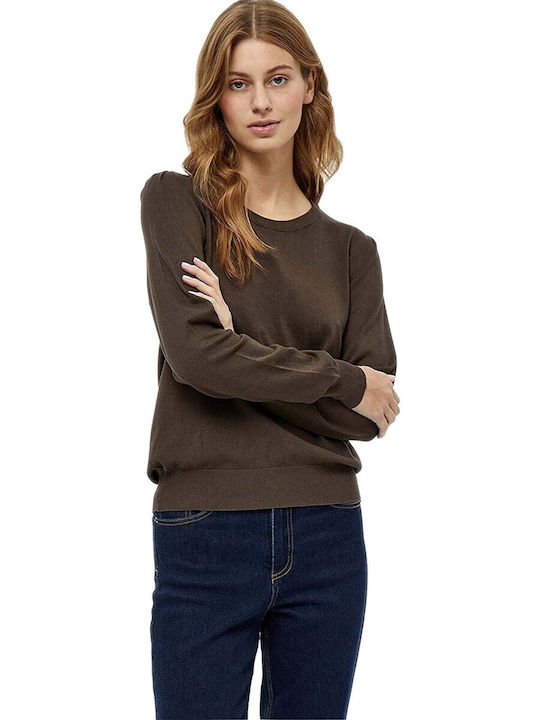 Peppercorn Tana Women's Long Sleeve Sweater Brown