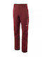 Damen Stoff Hose Rot
