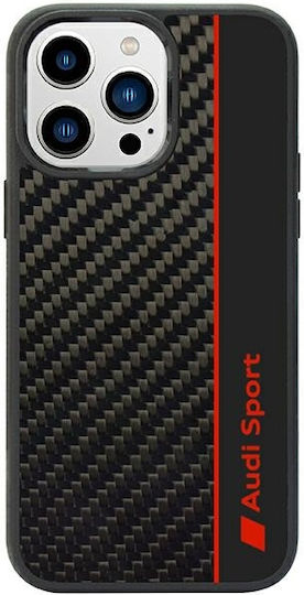 Audi Back Cover Πλαστικό Μαύρο (iPhone 14 Pro Max)