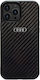 Audi Back Cover Πλαστικό Μαύρο (iPhone 14 Pro Max)