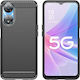 Techsuit Techsuit Carbon Back Cover Σιλικόνης Μαύρο (Oppo A78 5G)