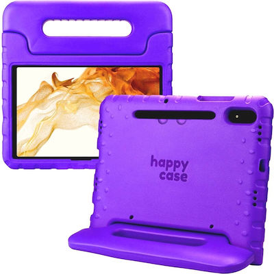 HappyCase Flip Cover Durable for Kids Purple (Galaxy Tab S8Universal 11") 115026