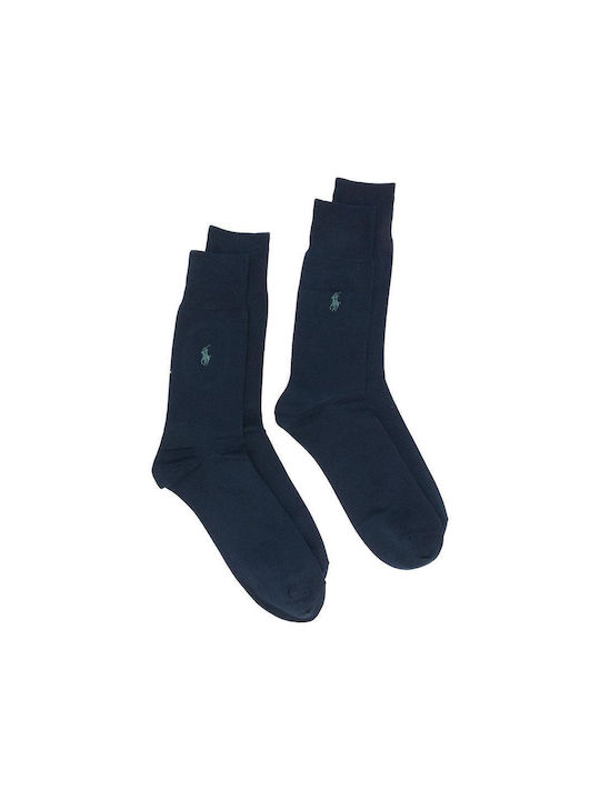 Ralph Lauren Ανδρικές Κάλτσες Μπλε 2Pack