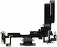 Flex Cable with Charging port in Black color for iPhone 14