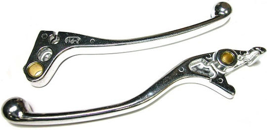 WFO Set Brems-/Kupplungshebel für Motorräder Silber 220-01-22500