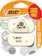 BIC Eraser for Pencil and Pen 3pcs Gray
