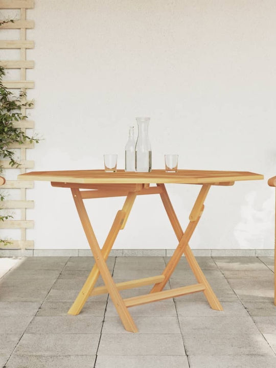 Garten- und Terrassentisch aus Teak Zusammenkla...