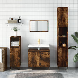 vidaXL Badezimmersäule Wandhängeschrank H30xB30...