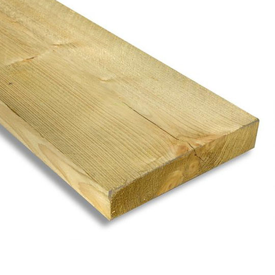Showood Diele für Gartenboden aus Holz 420x19.5cm 1Stück